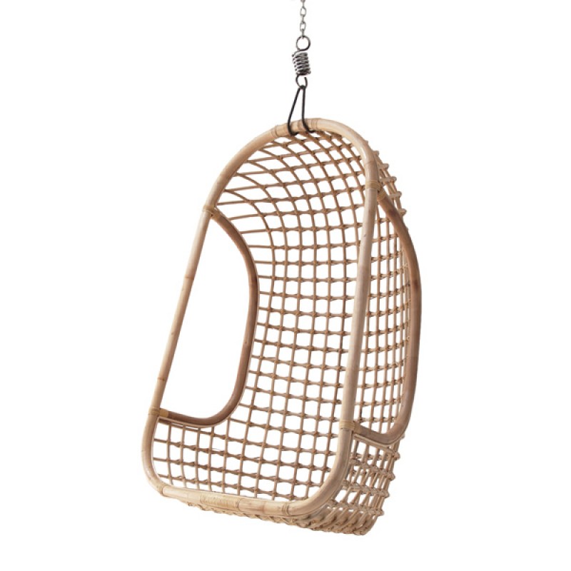 RATTAN HANGING CHAIR NATURAL - CHAIRS, STOOLS